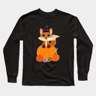 Halloween Fox Long Sleeve T-Shirt